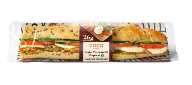 CAPRESE SALAD HALF MULTISEED BAGUETTE
