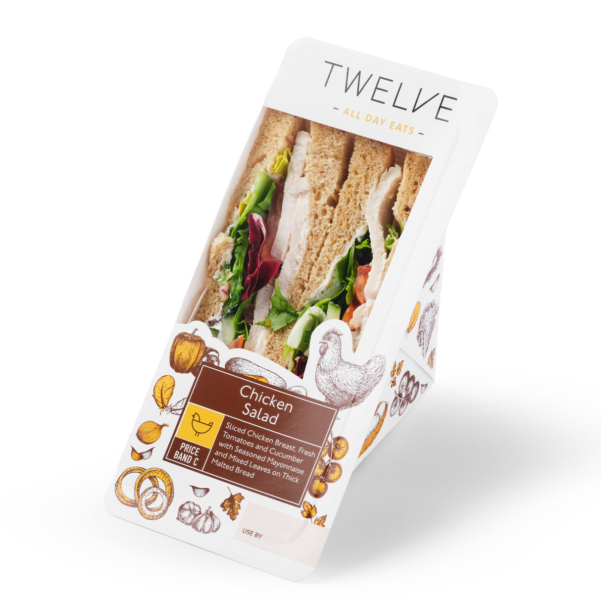 Chicken Salad Sandwich on Malted Bread