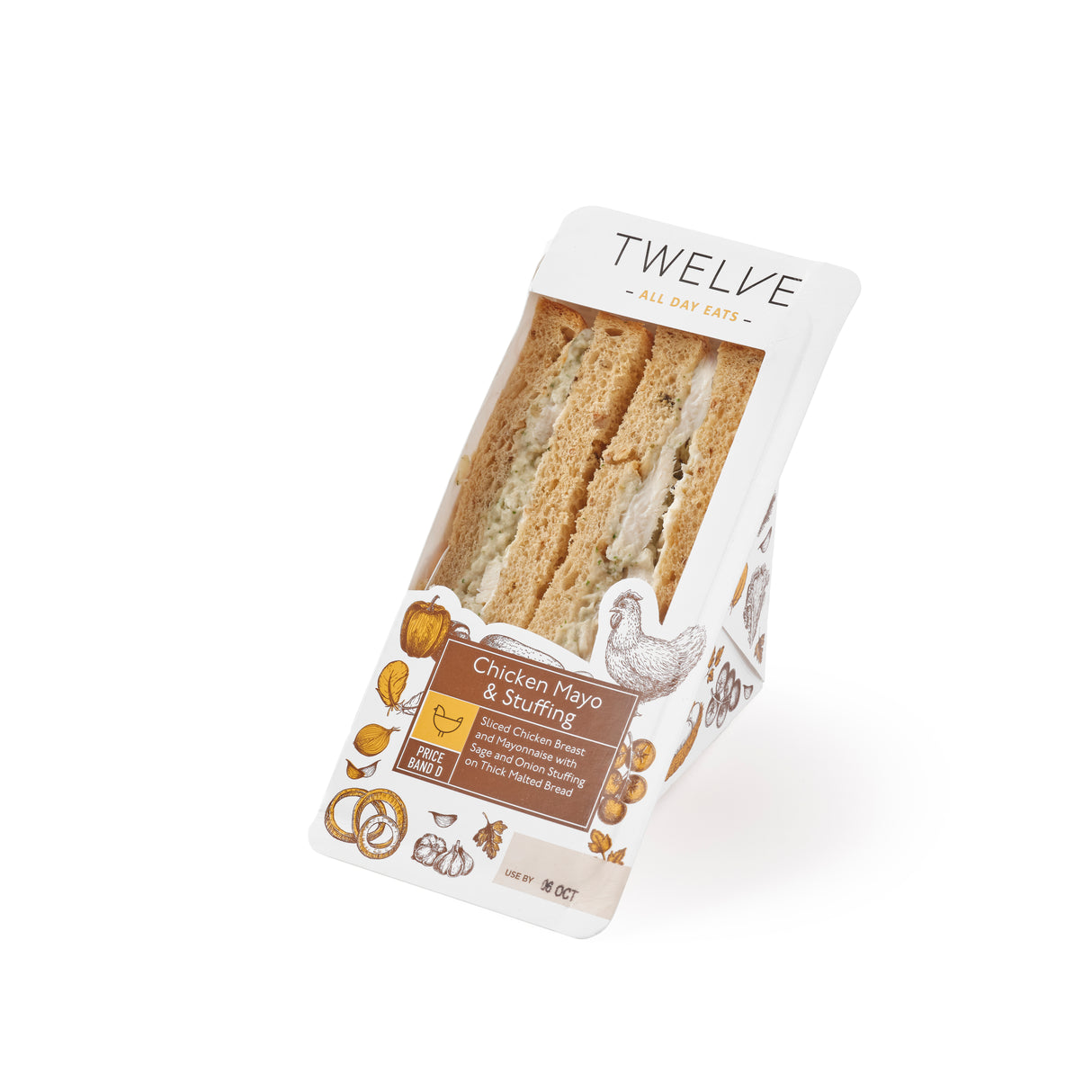 CHICKEN MAYO & STUFFING SANDWICH (4 Pack)
