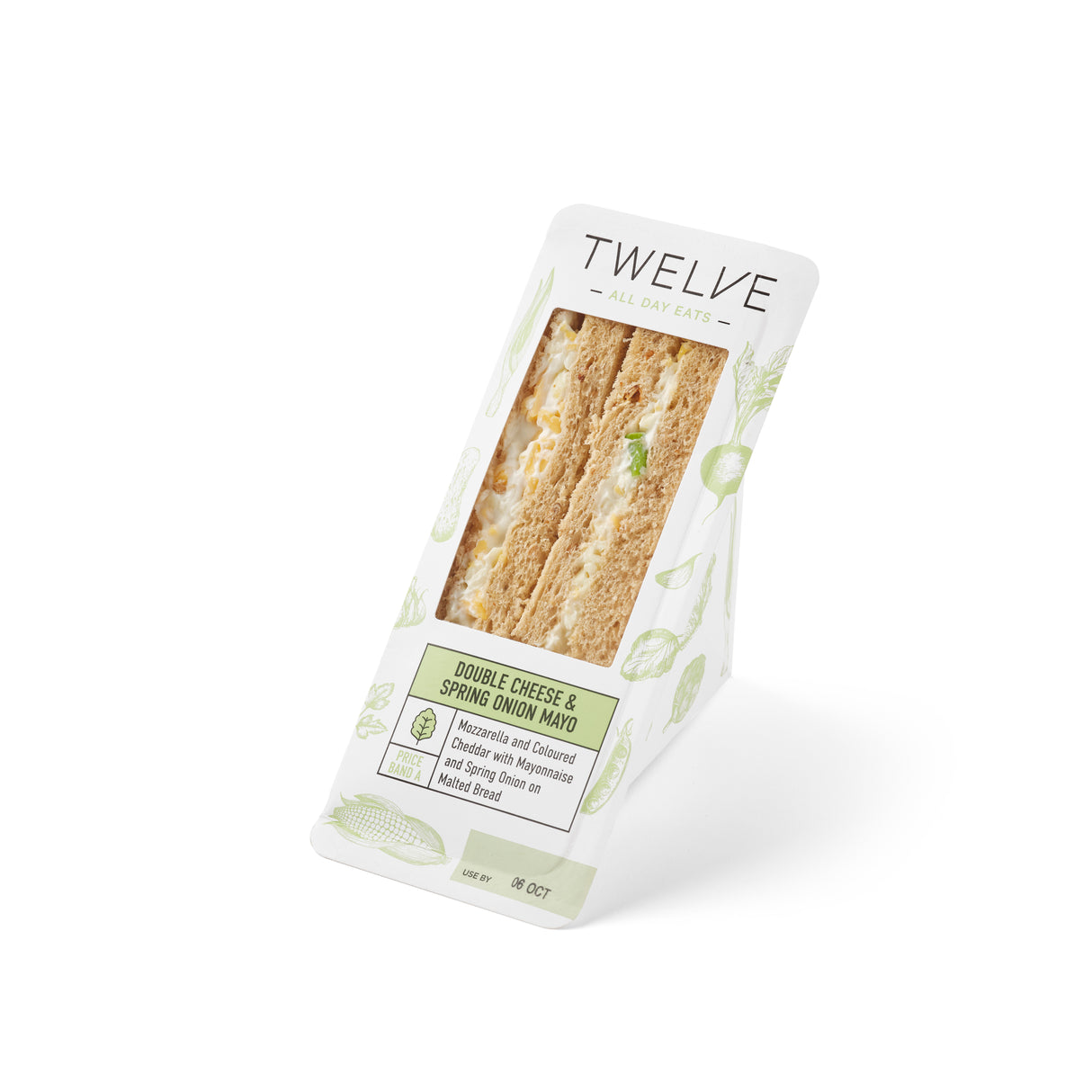 DOUBLE CHEESE & SPRING ONION MAYO SANDWICH (4 Pack)