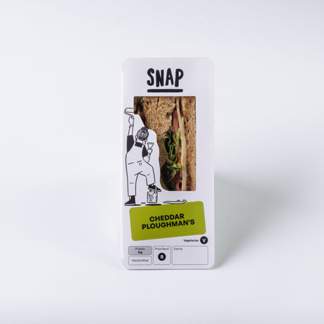 CHEDDAR PLOUGHMAN'S SANDWICH