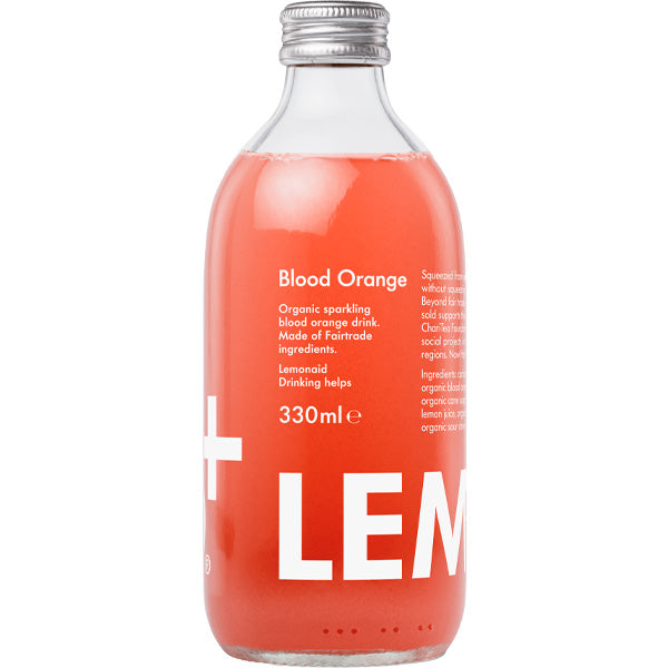 LEMONAID - BLOOD ORANGE SPARKLING SOFT DRINK (330ml) x 12