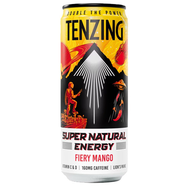 TENZING SUPERNATURAL ENERGY - FIERY MANGO (330ml) x 12