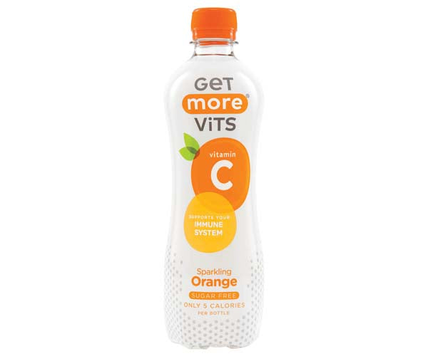 GET MORE VITS C SPARKLING ORANGE BOTTLE  (500ml) x 12