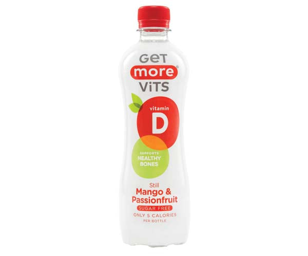 GET MORE VITS D STILL MANGO & PASSIONFRUIT BOTTLE (500ml) x 12