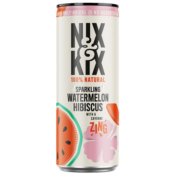 NIX & KIX WATERMELON & HIBISCUS (250ml) x 12