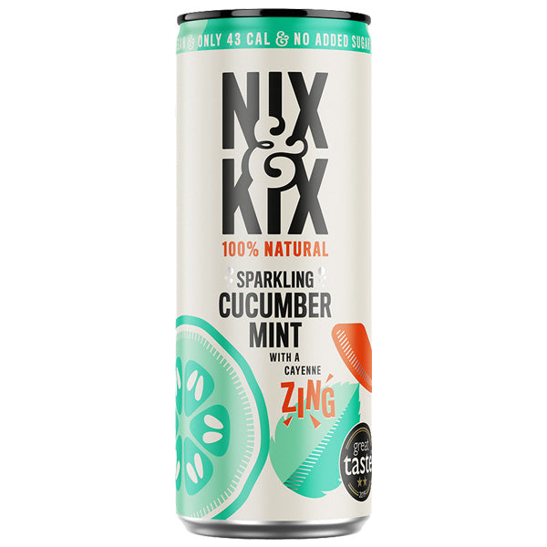 NIX & KIX CUCUMBER & MINT (250ml) x 12