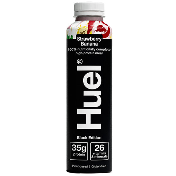 HUEL - RTD - BLACK EDITION - STRAWBERRY & BANANA (500ml) x8