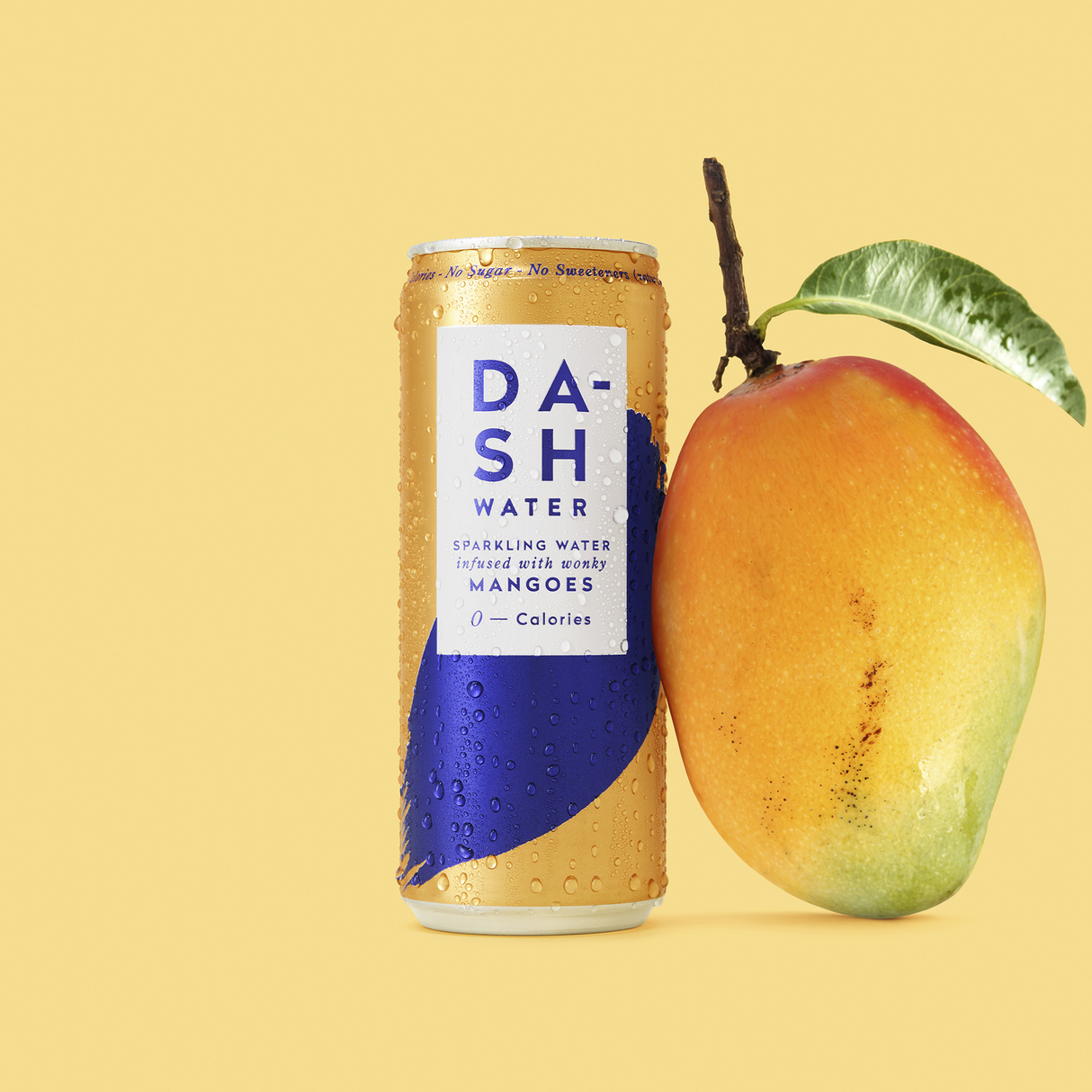 DASH WATER MANGO SPARKLING WATER CANS (330ml) x 12