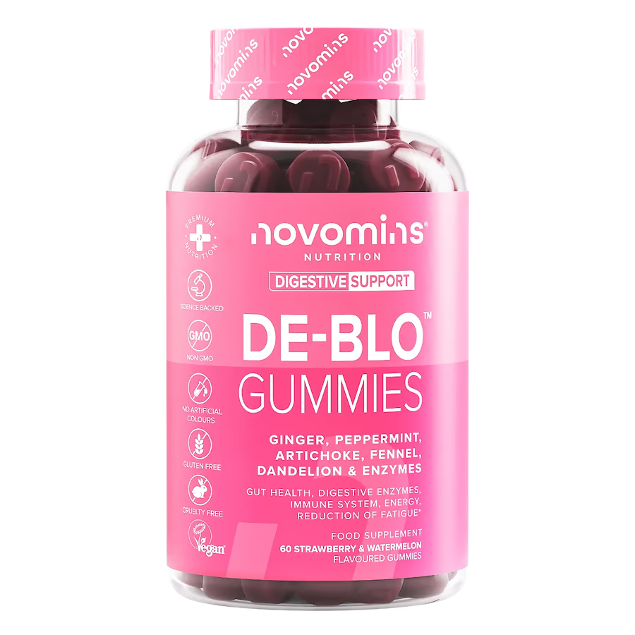 NOVOMINS DE-BLO GUMMIES DIGESTIVE ENZYME SUPPLEMENT X60