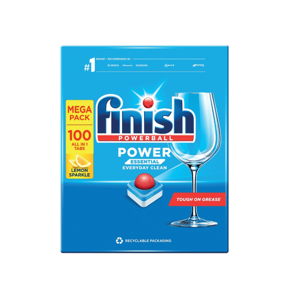 FINISH POWER ESSENTIAL AIO LEMON TABS 100S