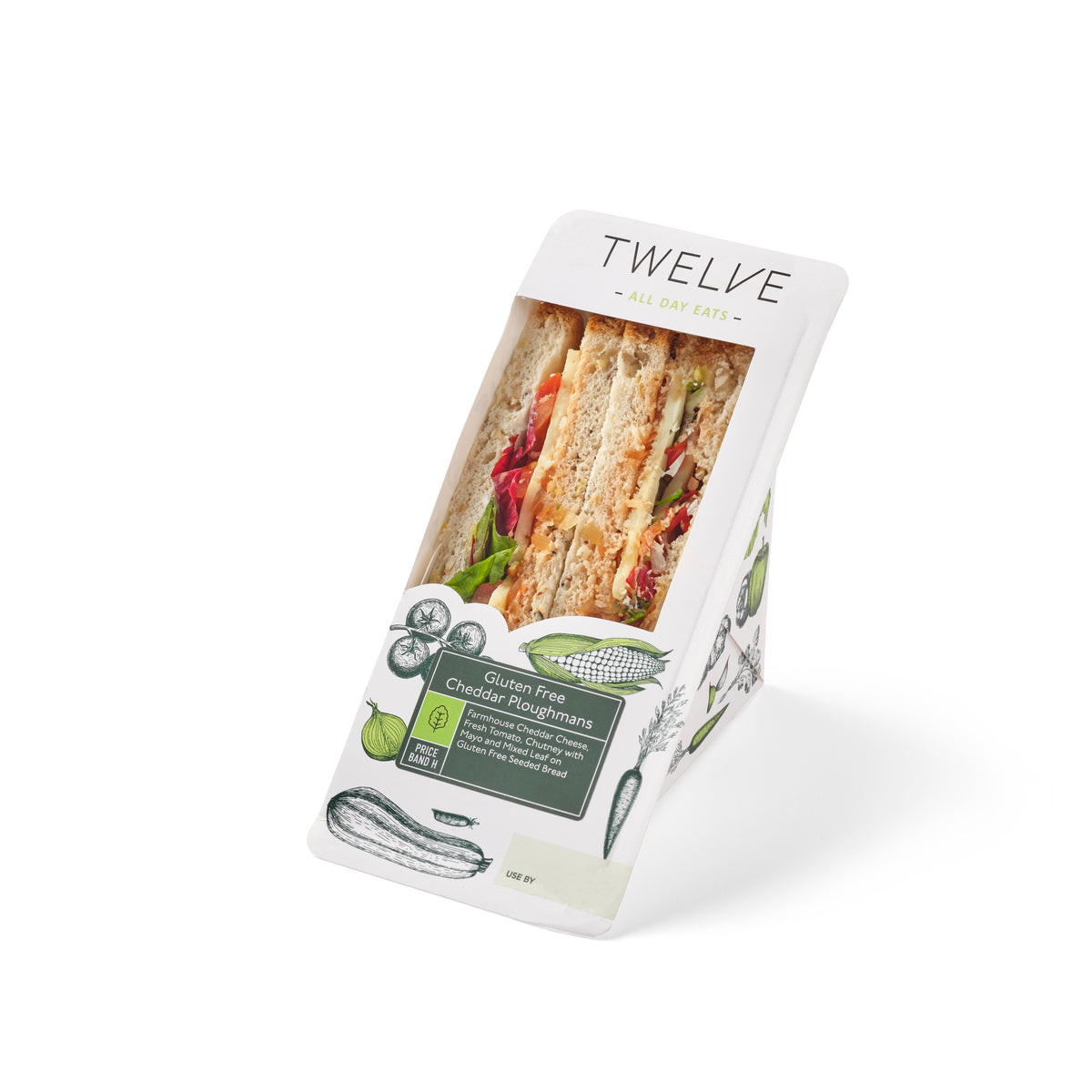 GLUTEN FREE CHEDDAR PLOUGHMANS SANDWICH (4 Pack)