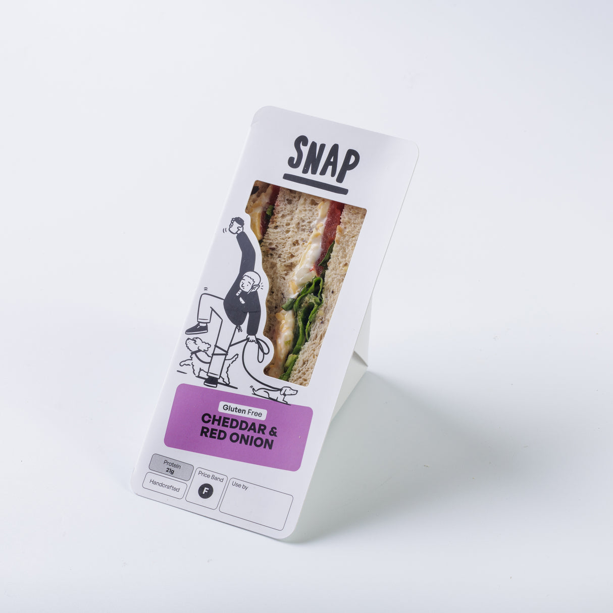 GLUTEN FREE CHEDDAR & ONION SALAD SANDWICH