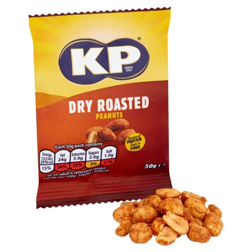 KP DRY ROASTED PEANUTS (50g) x 24