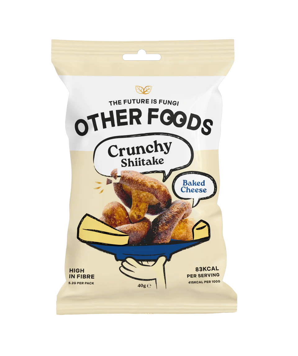 OTHER FOODS -CRUNCHY SHIITAKE MUSHROOMS - BAKED CHEESE (40g) x 8