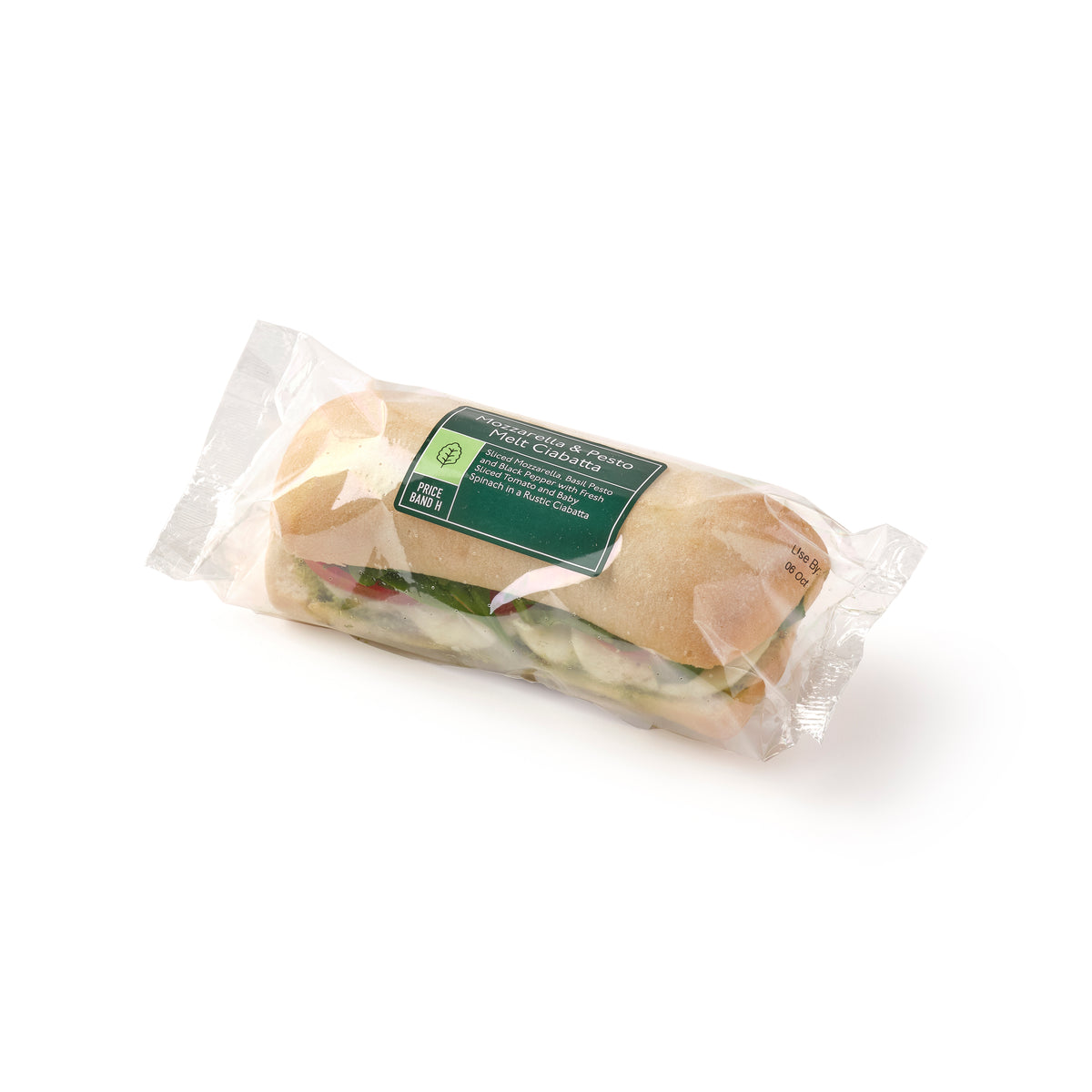 MOZZARELLA AND PESTO MELT