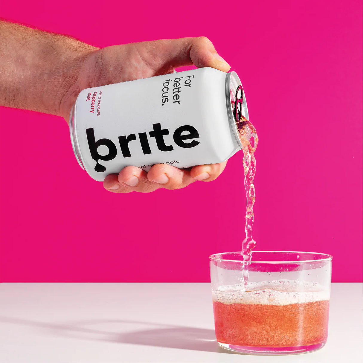 BRITE RASPBERRY MINT CANS (330ml) x 24