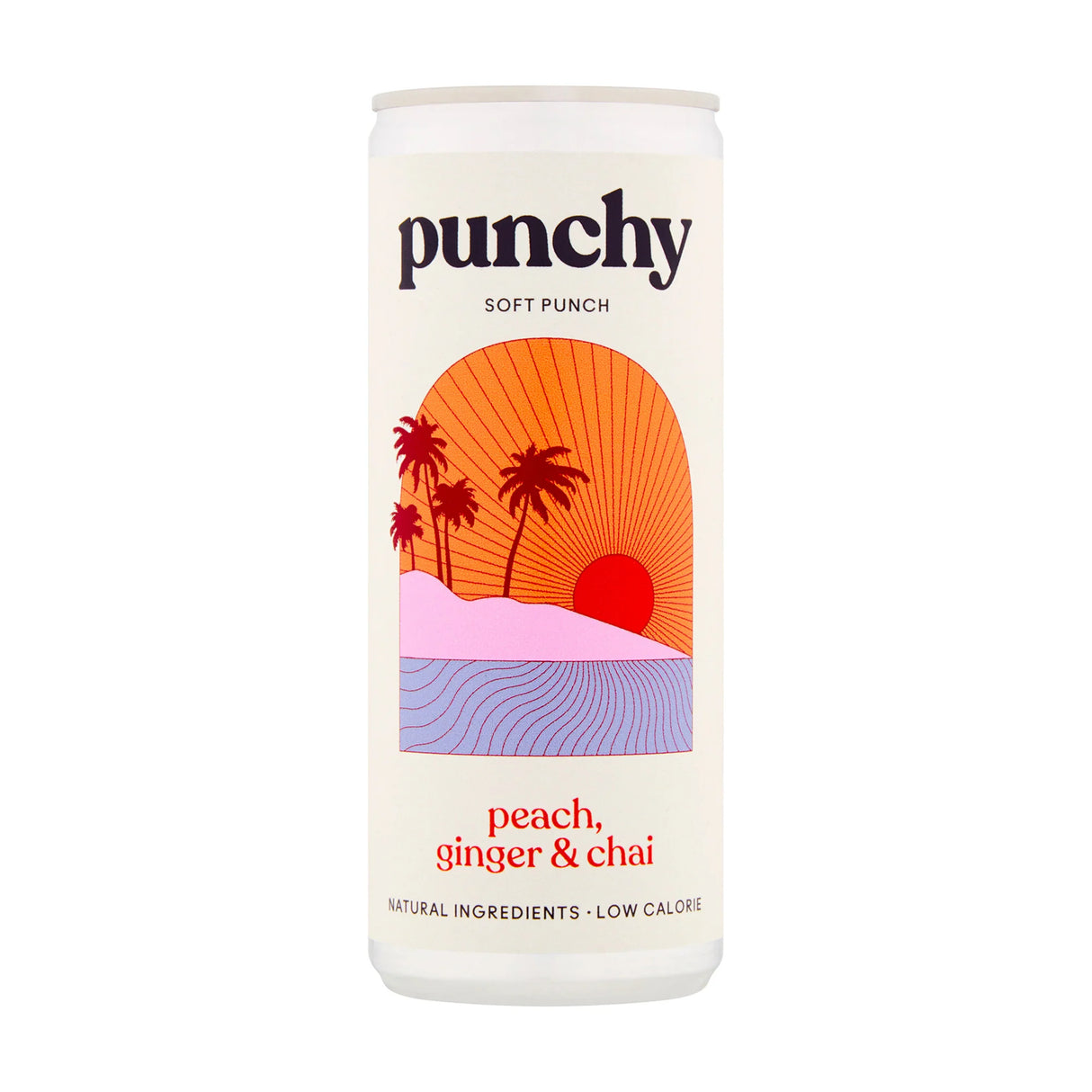 PUNCHY PEACH, GINGER & CHAI SPICE SOFT PUNCH (250ml) x 12