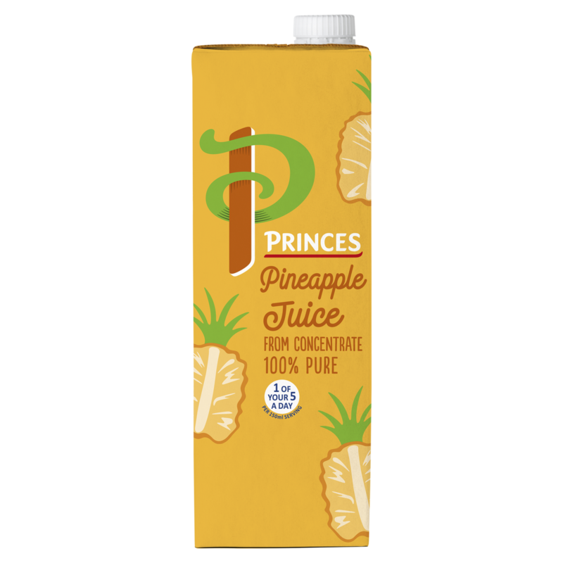 PRINCES PINEAPPLE JUICE (1L) x 8