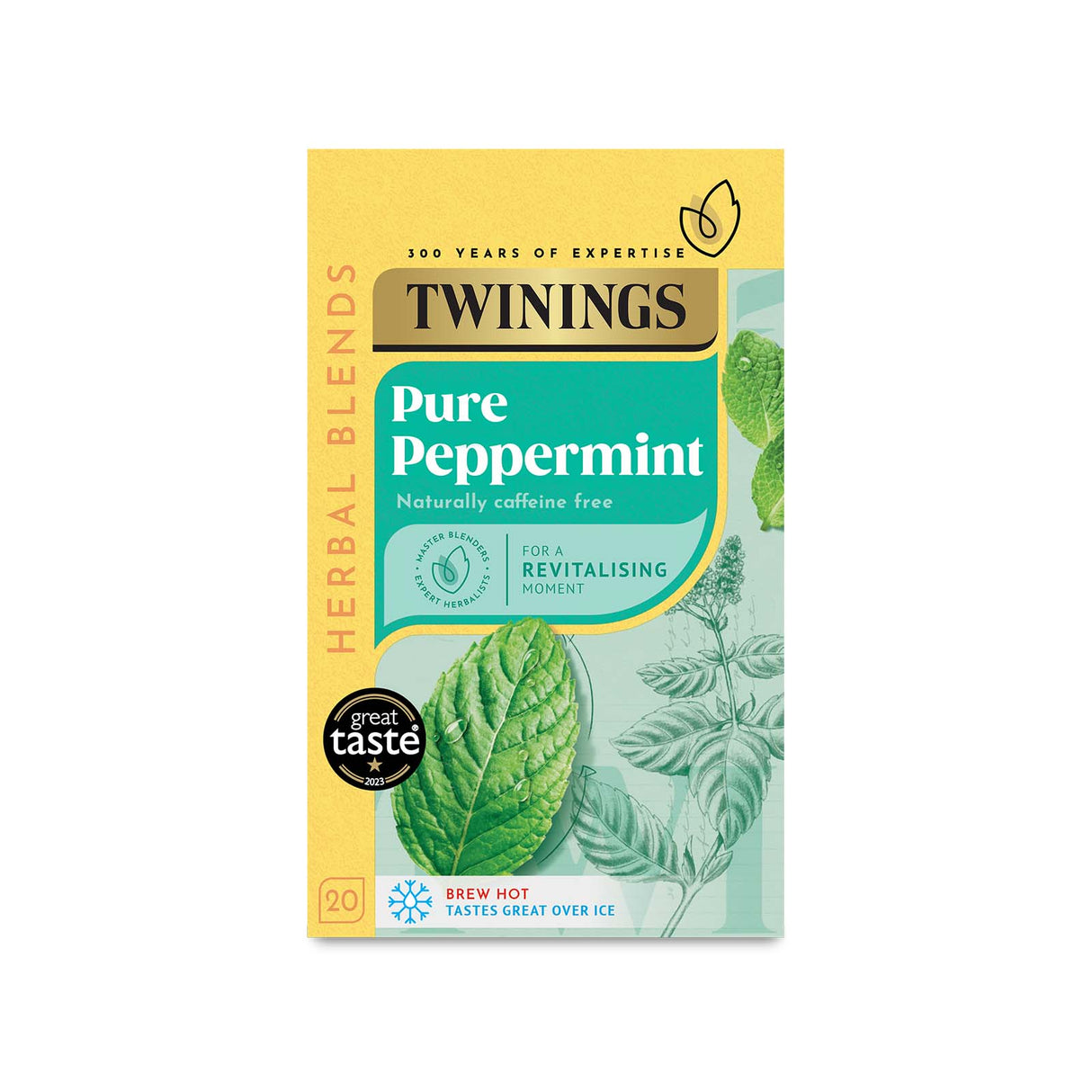 TWININGS PURE PEPPERMINT TEA (20 bags)