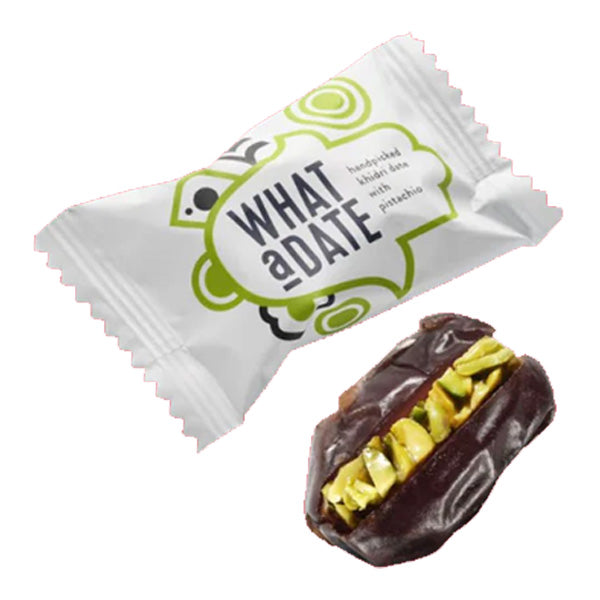 WHAT A DATE - PISTACHIO INDIVIDUALLY WRAPPED 60PCS  (12g)x60