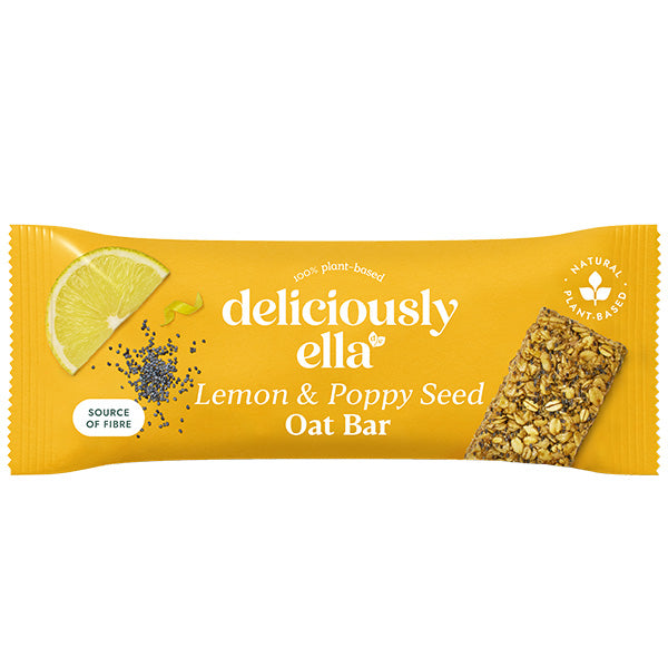 DELICIOUSLY ELLA OAT BAR - LEMON & POPPY SEED (50g) x 16