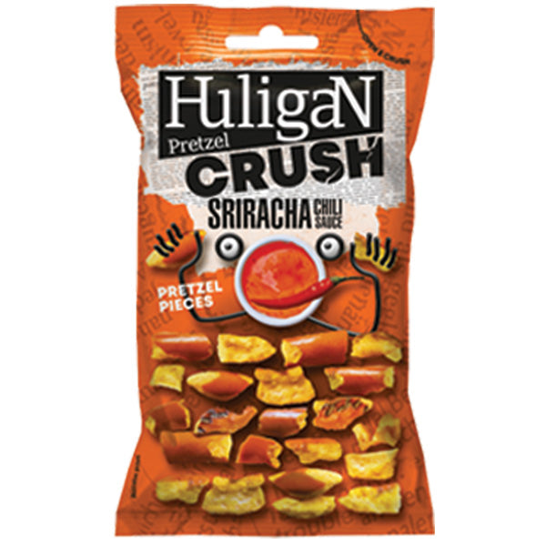 HULIGAN PRETZEL CRUSH - SRIRACHA SAUCE (65g) x 18