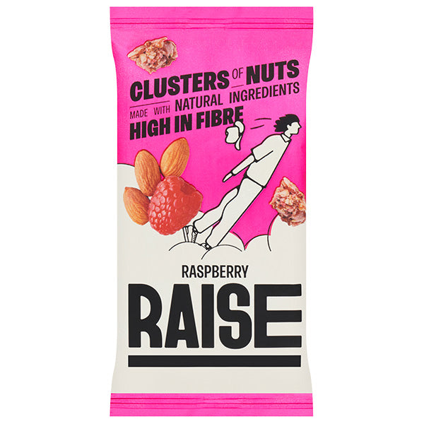RAISE SNACKS - CLUSTERS - RASPBERRY (35g) x 12
