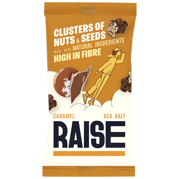 RAISE SNACKS - CARAMEL SEA SALT (35g) x 12