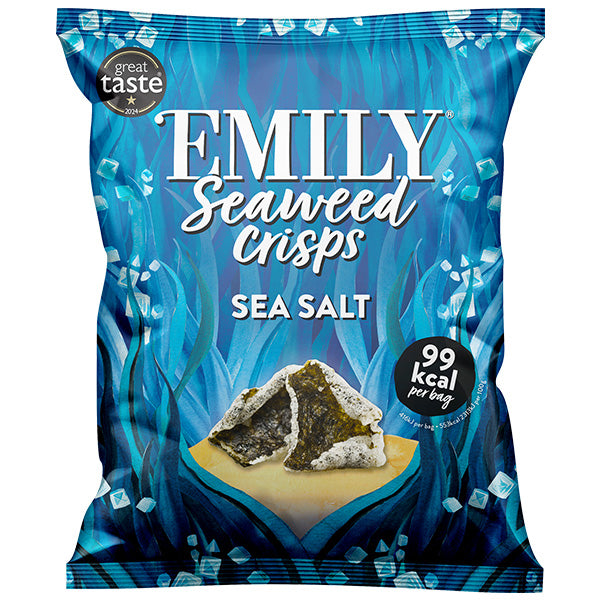 EMILY - SEAWEED CRISPS - SALT (18g) x 12