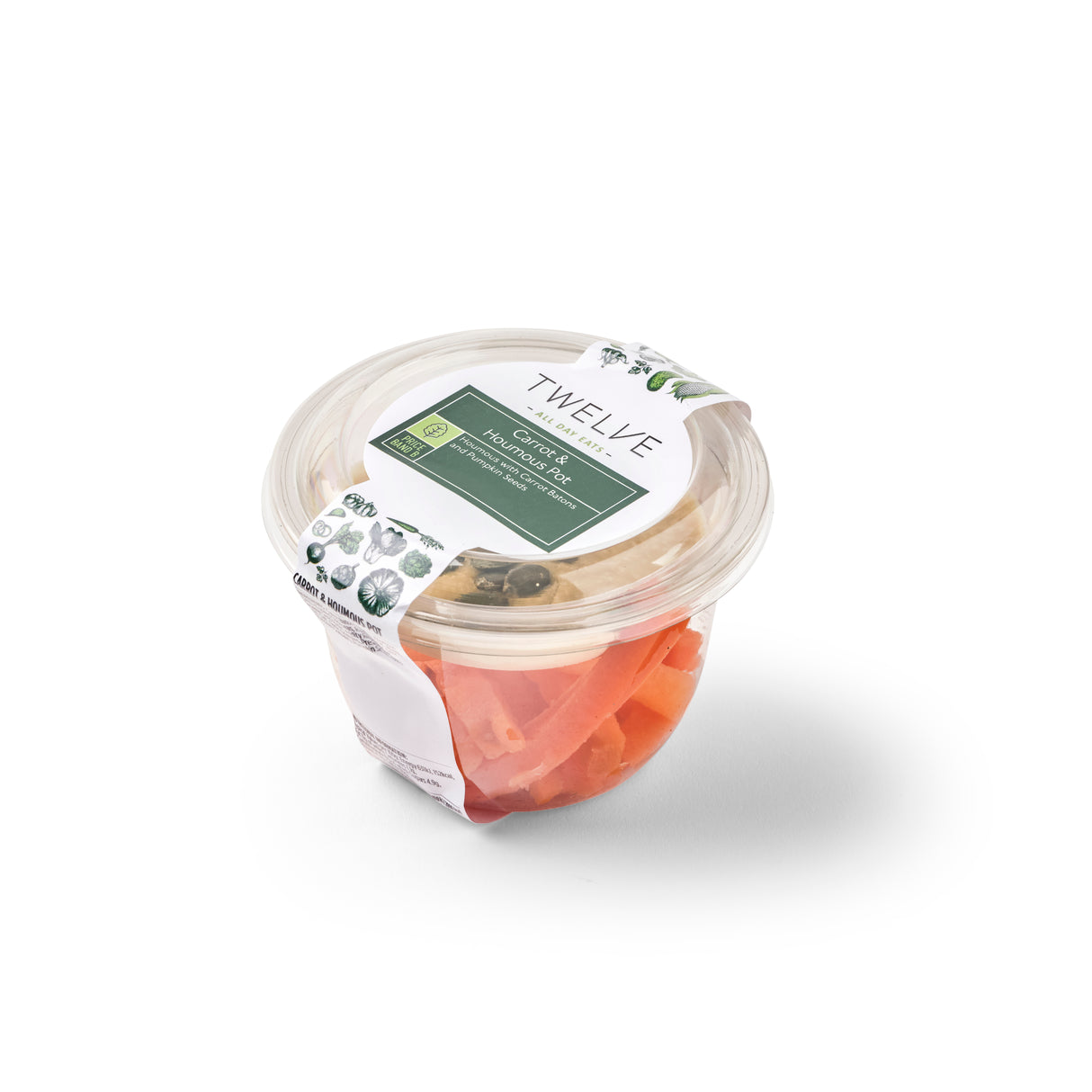 CARROT & HOUMOUS POT