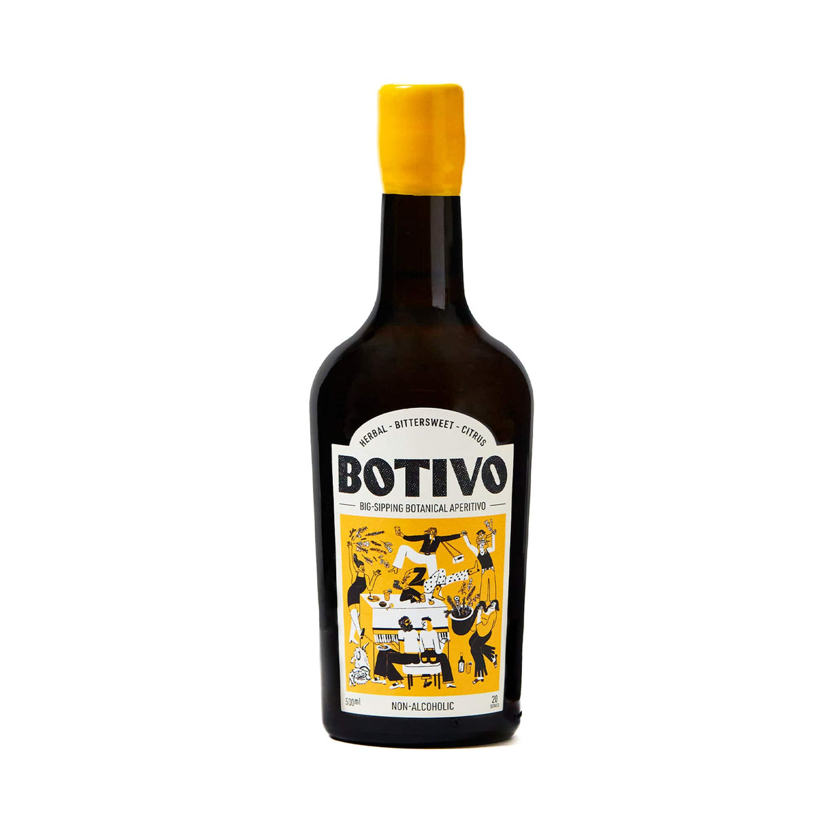 BOTIVO BITTER NON ALCOHOLIC APERITIF (500ml) x 6