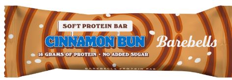 BAREBELLS SOFT PROTEIN BAR CINNAMON BUN (55g) x 12