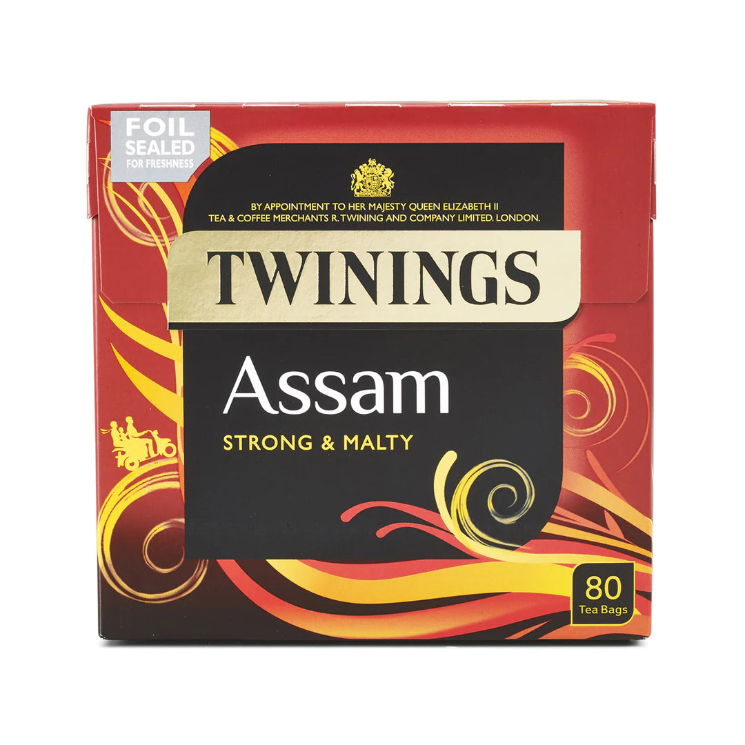 TWININGS ASSAM LOOSE TEA BAGS (80 bags)