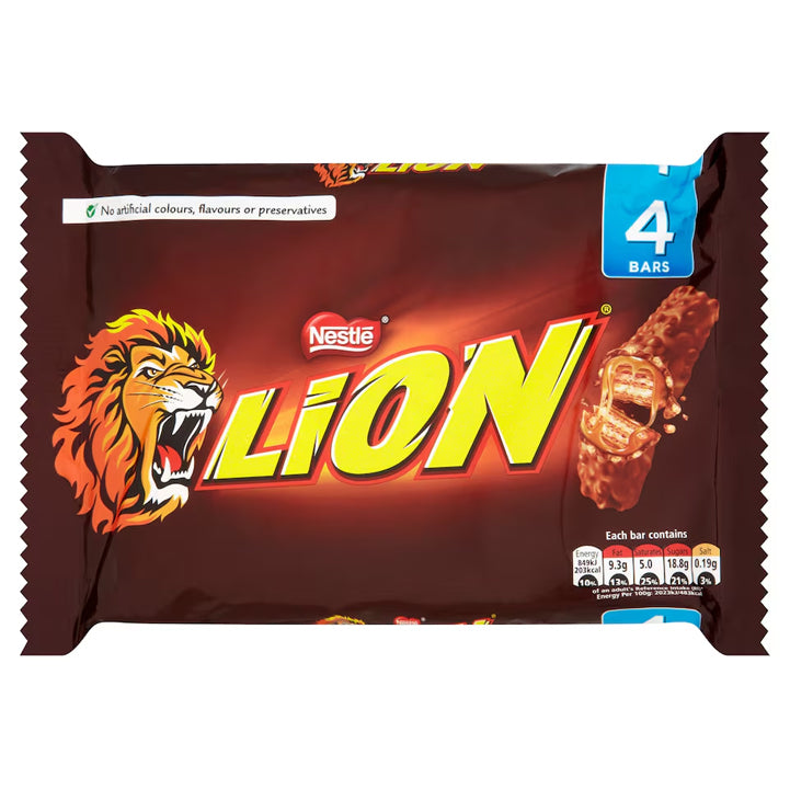 LION MILK CHOCOLATE BAR MULTIPACK (42g) x 4