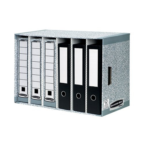 FELLOWES BANKERS BOX SYSTEM FILE STORE MODULE GREY 01880