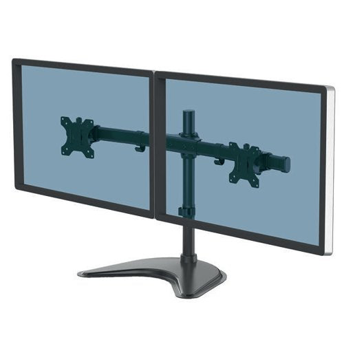 FELLOWES SEASA FREESTANDING DUAL HORIZONTAL MONITOR ARM 8043
