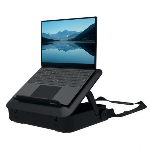 FELLOWES BREYTA LAPTOP 2 IN 1 CARRY CASE/LAPTOP RISER BLACK