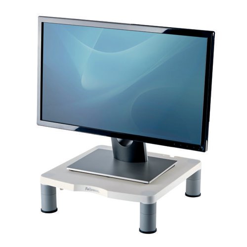 FELLOWES STANDARD MONITOR RISER PLATINUM 91712
