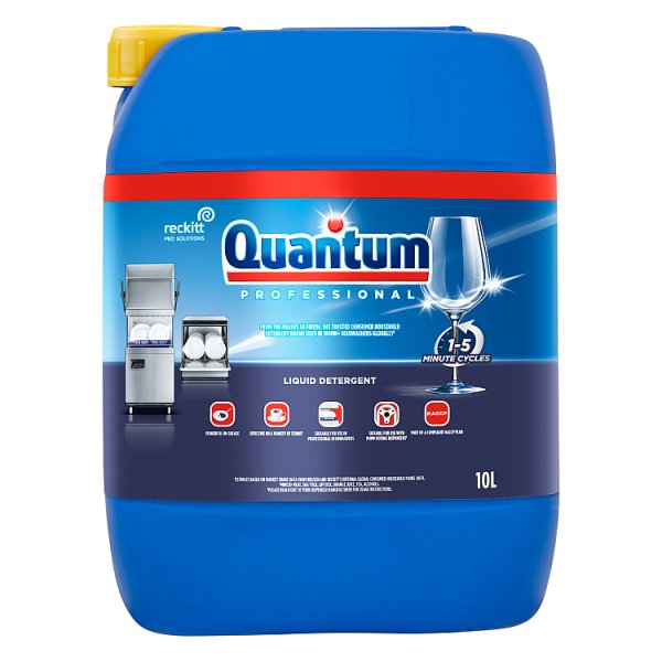 QUANTUM PROFESSIONAL LIQUID DISHWASHER DETERGENT 10L