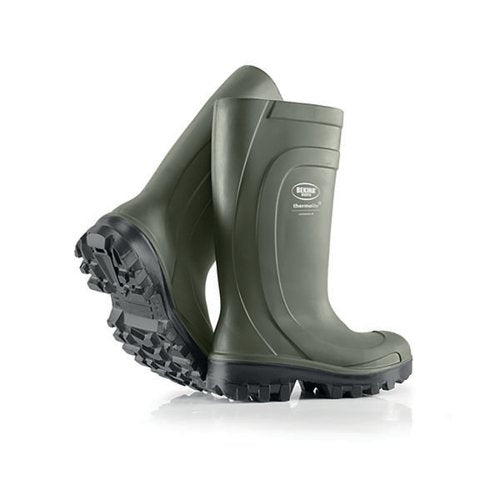 BEKINA THERMOLITE S5 SAFETY WATERPROOF BOOTS 1PR GREEN 7 BNZ
