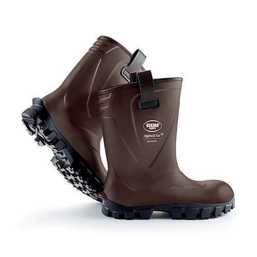 RIGLITE XSOLIDGRIP FUR S5 FULL SAFETY BOOTS 1PR BROWN 4 BNXF