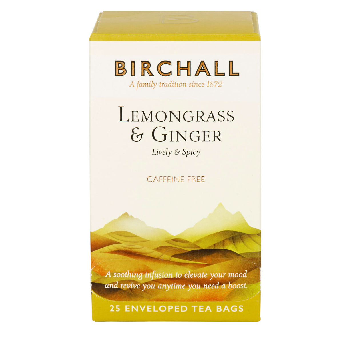 BIRCHALL LEMONGRASS & GINGER TEABAGS (25 bags)