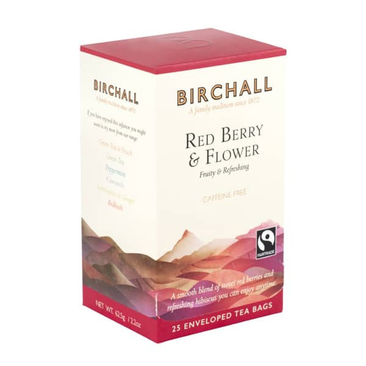 BIRCHALL RED BERRY & FLOWER TEA BAGS (25 bags)