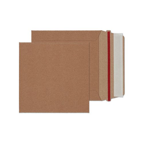 BLAKE ALL BOARD SQUARE ENVELOPE RIP STRIP 350GSM 140X140MM KRAFT (PACK OF 200) MA1-RS