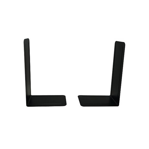 METAL BOOKENDS GIANT W165 X D215MM BLACK (2 PACK) 0441101