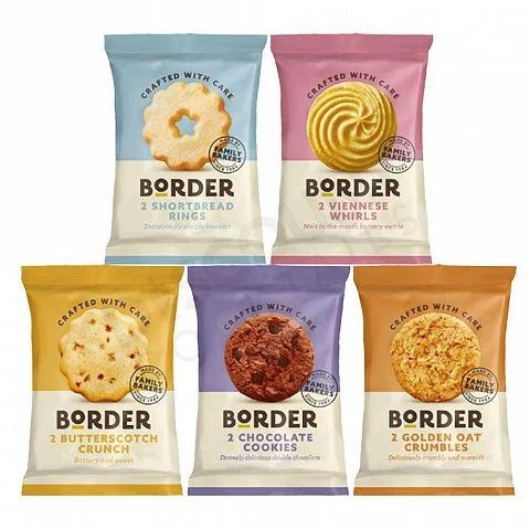 BORDER MINI PACK ASSORTED BISCUITS (2-pack) x 100