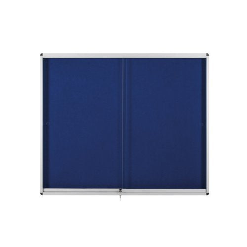 BI-OFFICE LOCKABLE 890X625MM GLAZED DISPLAY CASE VT690107160