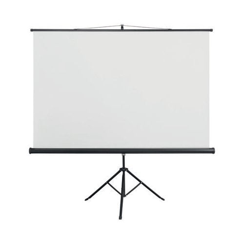 BI-OFFICE TRIPOD PROJECTION SCREEN 1500X1500MM BLACK 9D00602