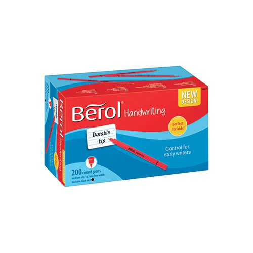 BEROL HANDWRITING PEN BLACK (200 PACK) 2056778